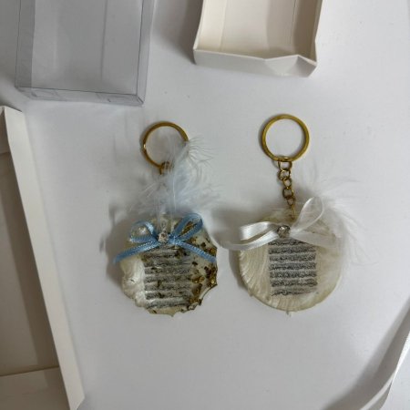 مدالية ريزن مزينة جاهزة مع علبة