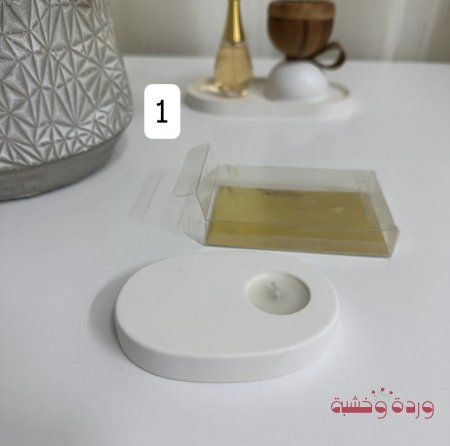 شموع معطرة بداخل جبصين عدة اشكال مميزة " شغل جاهز"