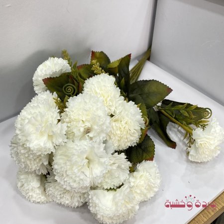 أبيض مع عروق خضار