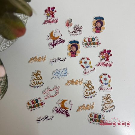 قطع اكريليك لاصقة للشوكولاتة والتوزيعات خاصة بالعيد