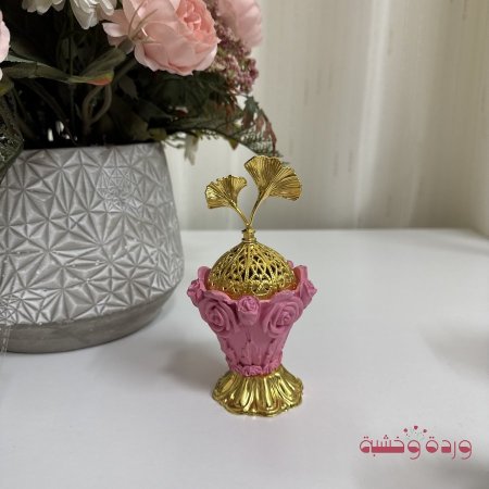 مباخر حجر بتصميم الورد بعدة ألوان
