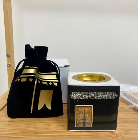 كيس مخمل شكل كعبة كتير فخم