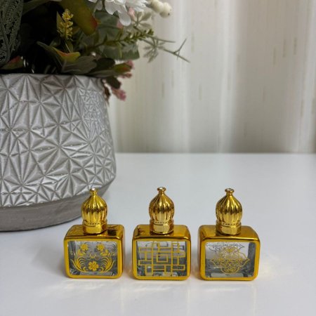 علب ‎ زجاج فارغة للعطر الزيتي او المسك